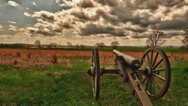 Cannon at Gettysburg