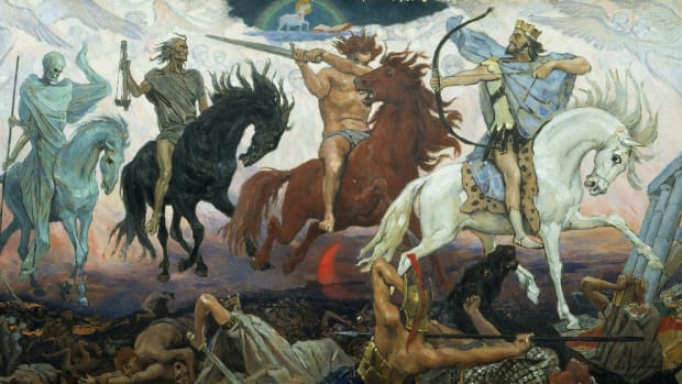 Viktor Vasnetsov’s Four Horsemen of the Apocalypse, 1887.