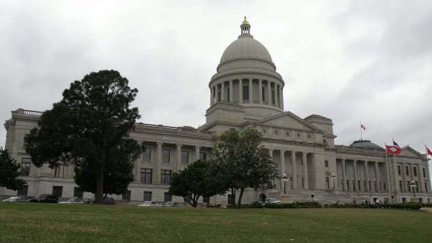 The Arkansas State Capitol.