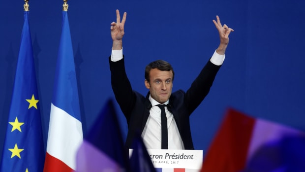 French President-elect Emmanuel Macron.