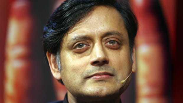 Indian politician and former diplomat Shashi Tharoor.