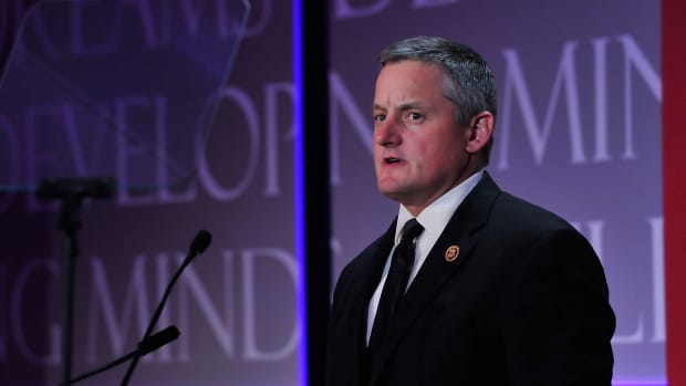 Bruce Westerman (R-Arkansas) speaks on stage at the Thurgood Marshall College Fund 27th Annual Awards Gala at the Washington Hilton on November 16th, 2015, in Washington, D.C.