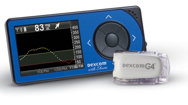 The Dexcom G4 Platinum Pediatric Receiver.