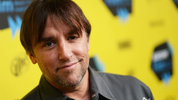 Director Richard Linklater arrives at the premiere of Boyhood at the 2014 SXSW Music, Film + Interactive Festival at the Paramount Theatre on March 9th, 2014, in Austin, Texas.