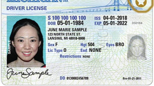 A sample driver's license for limited-term that is currently used by legal immigrants with temporary legal status.
