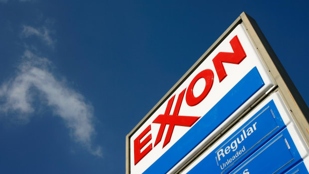 n Exxon gas station in Burbank, California.
