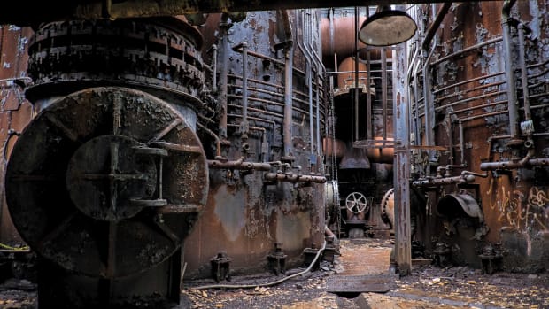 Rankin, Pennsylvania: Built in the 19th century as part of the Homestead Steel Works complex, the Carrie Furnaces produced up to 1,250 tons of iron per day at their peak in the 1950s and '60s.