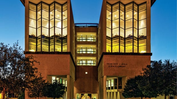 The Francisco J. Ayala Science Library, which has since been renamed the Science Library.