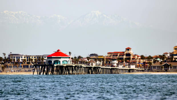 The Huntington Beach Pier.