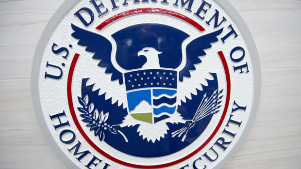 The Department of Homeland Security logo.