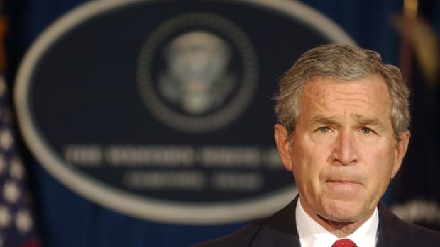President George W. Bush, pictured here in 2004.