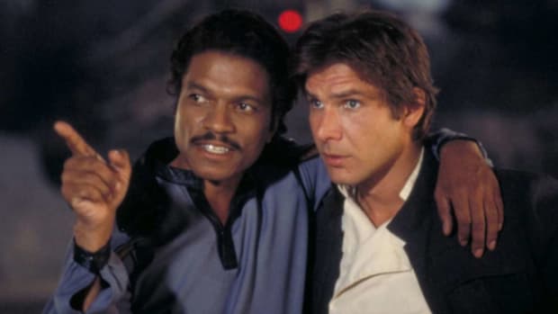 billy dee williams as lando calrissian with harrison ford