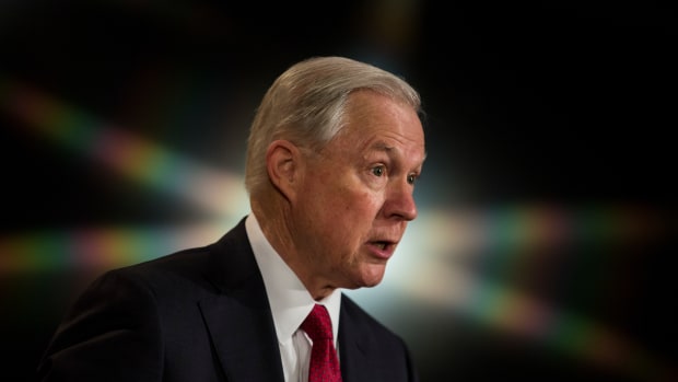 Attorney General Jeff Sessions, pictured here in February of 2017.