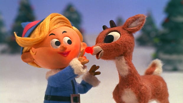 Young Rudolph (right) and Hermey the Elf as seen in the 1964 television special, Rudolph the Red-Nosed Reindeer.