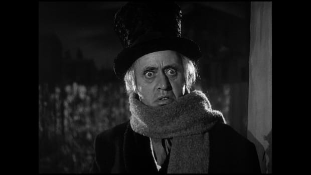 Alastair Sim in Scrooge, 1951.
