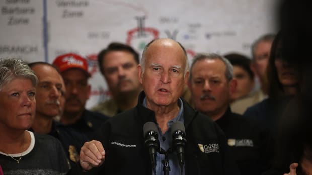 California Governor Jerry Brown.