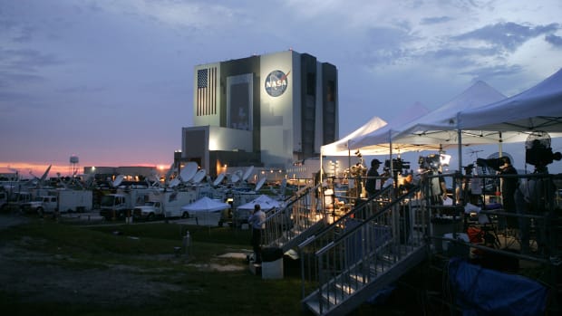 The Kennedy Space Center in Cape Canaveral, Florida.
