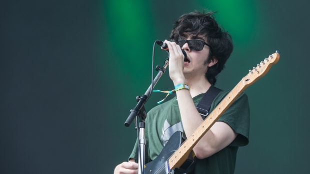 Will Toledo, lead singer of Car Seat Headrest, performs at the 2017 ACL Music Festival held at Zilker Park in Austin, Texas, on October 7th, 2017.