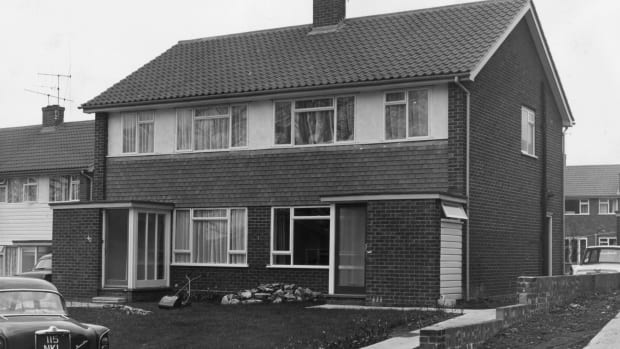 A suburban house, circa 1968.