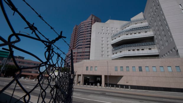 The main ICE detention center is seen in downtown Los Angeles, California, on July 14th, 2019.