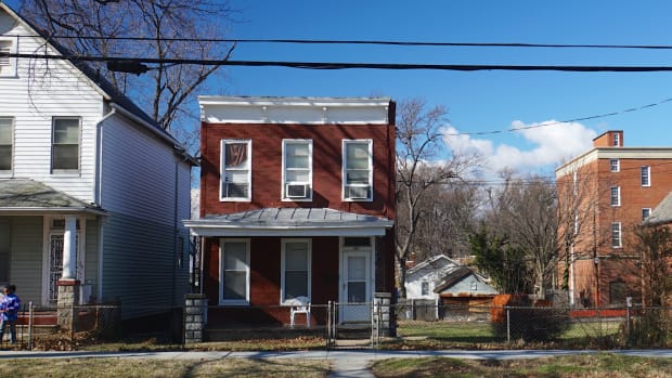 Houses in the Anacostia neighborhood of Washington, D.C., in January of 2015.