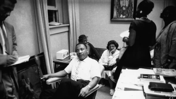 Martin Luther King, circa 1961.