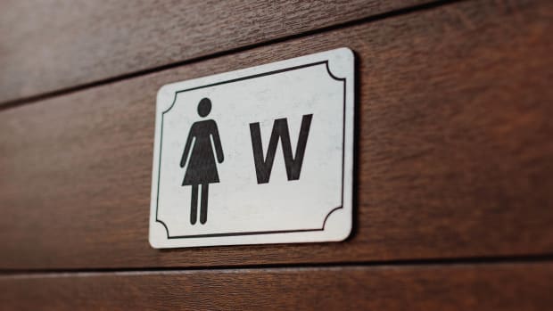 Women's restroom sign
