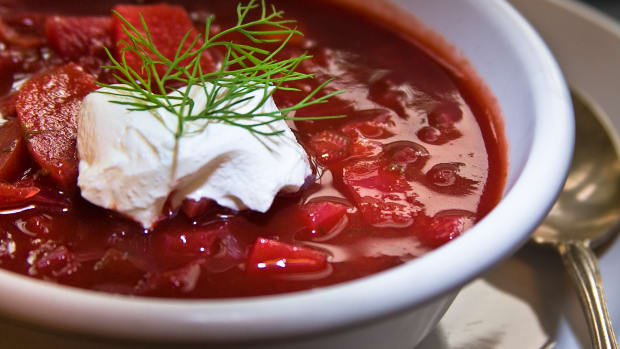 A bowl of non-Soviet borscht.