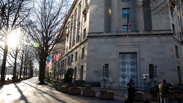 The Department of Justice is seen on March 24th, 2019, in Washington, D.C.