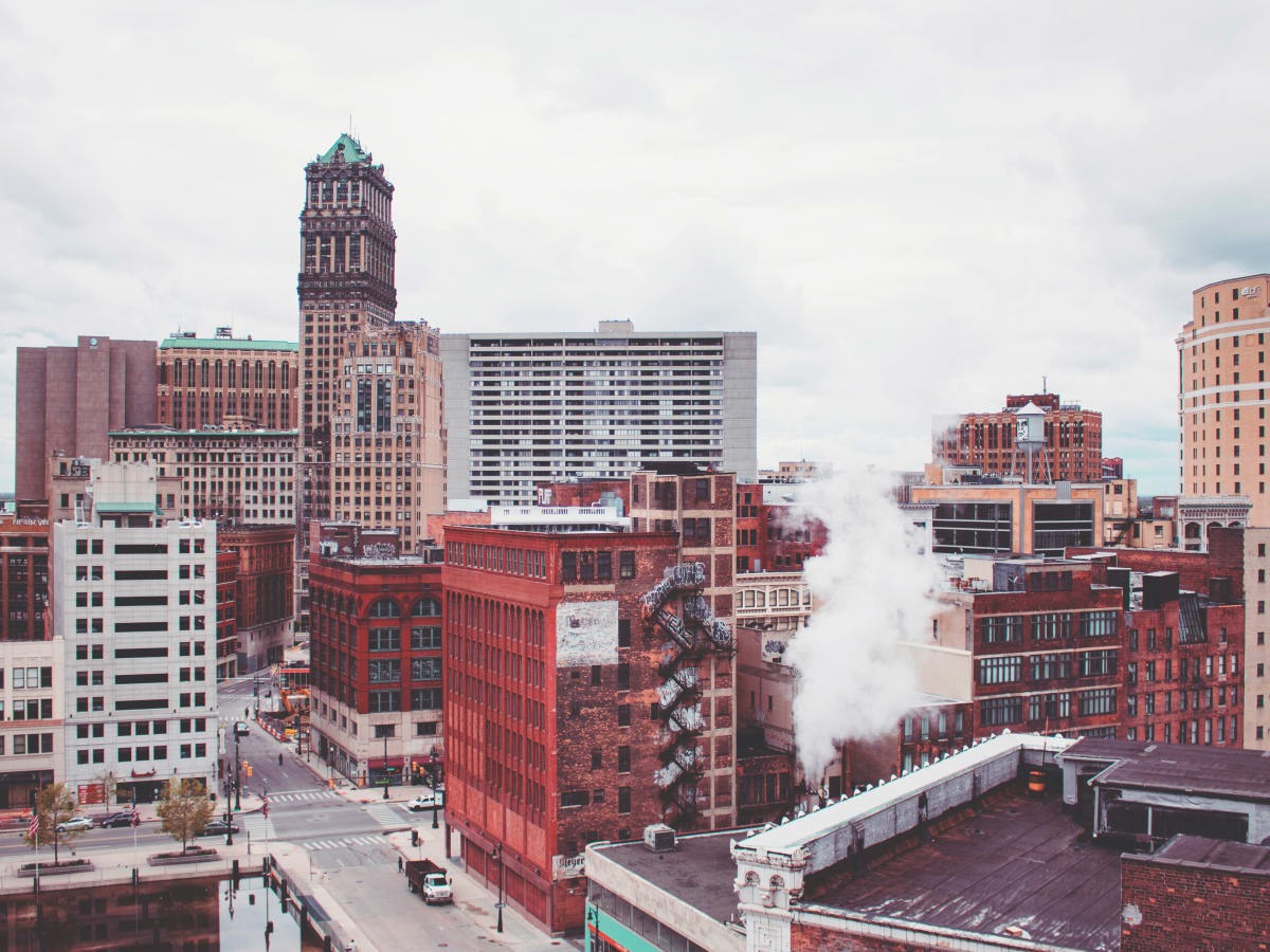 DOWNTOWN DETROIT. Detroit skyline, Detroit city, Michigan city HD phone  wallpaper | Pxfuel