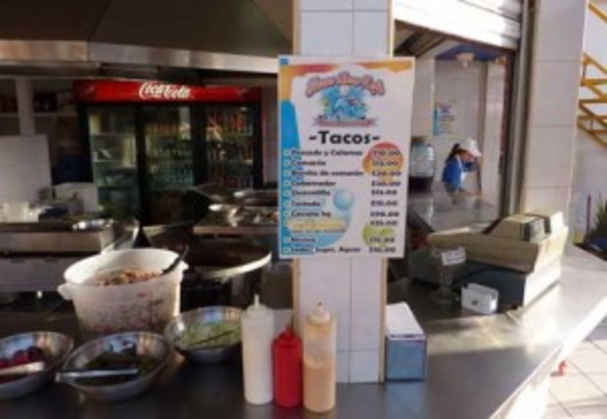 Ceviche at a small stand called Tacos Don Zefe’s. (Kristian Beadle)