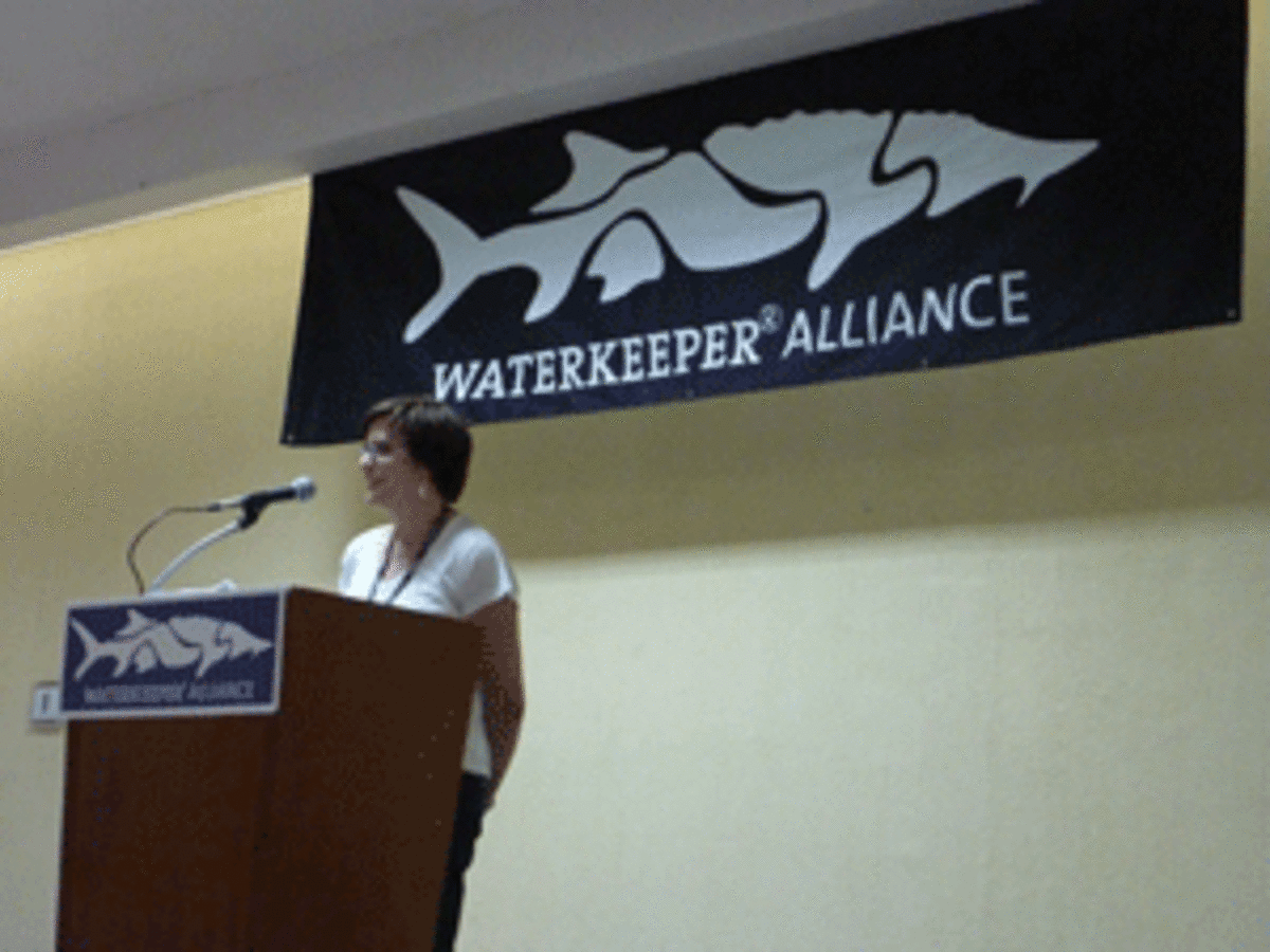 Kristine Stratton, executive director of the Waterkeeper Alliance. (Kristian Beadle)