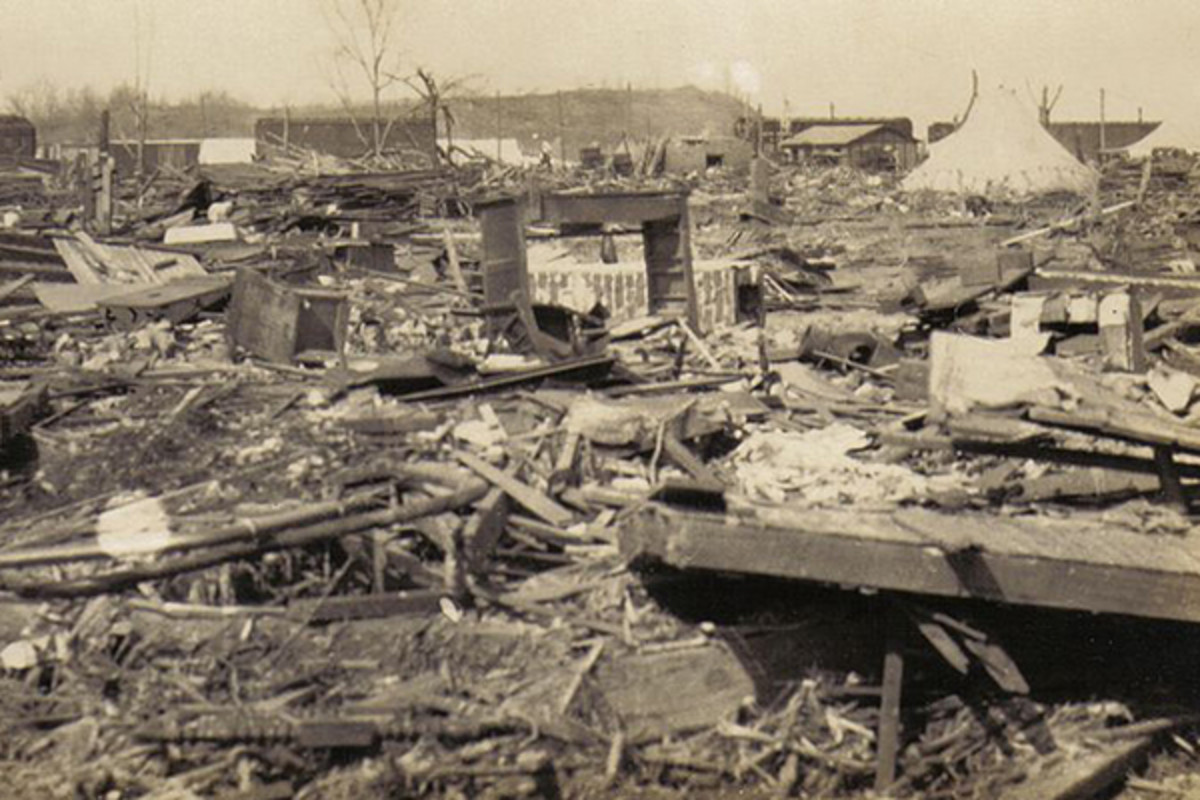 Ruins of the town of Griffin, Indiana, where 26 people were killed. (PHOTO: EDEANS/WIKIMEDIA COMMONS)