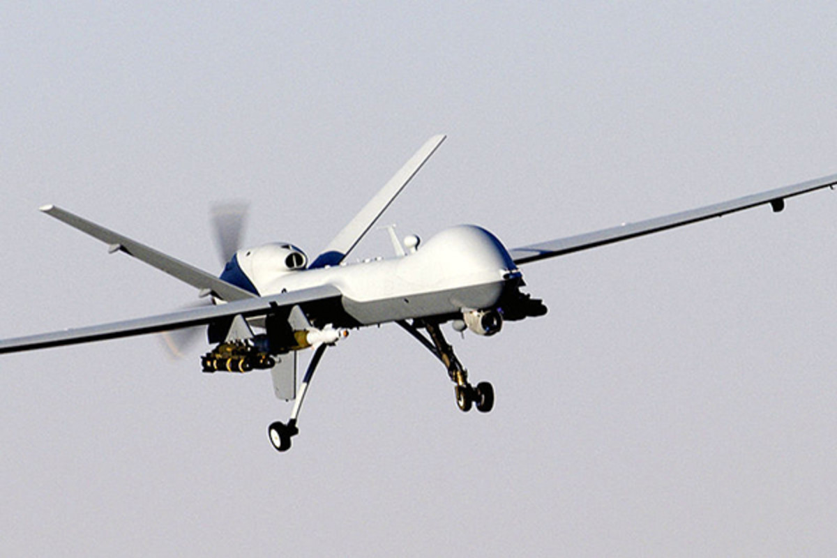 An MQ-9 Reaper, a hunter-killer surveillance UAV. (PHOTO: PUBLIC DOMAIN)