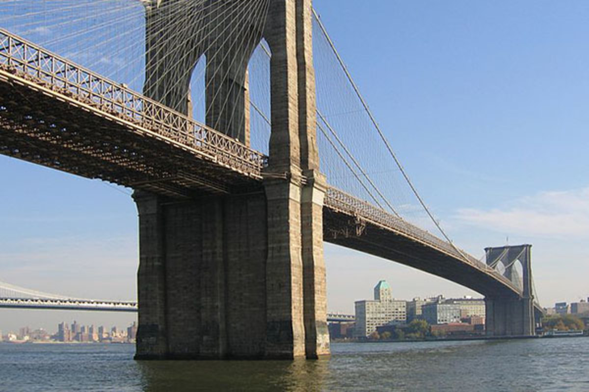 View of the Brooklyn Bridge and Downtown Brooklyn. (PHOTO: POSTDLF/WIKIMEDIA COMMONS)