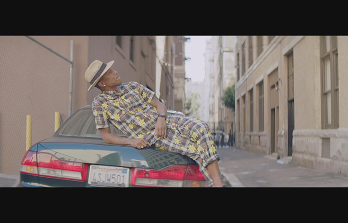 Pharrell Williams' Happy has been No. 1 on Billboard's Hot 100 for four consecutive weeks. (Photo: YouTube)