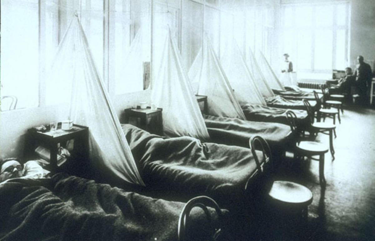 American Expeditionary Force victims of the flu pandemic at U.S. Army Camp Hospital in Aix-les-Bains, France, in 1918. (Photo: Public Domain)