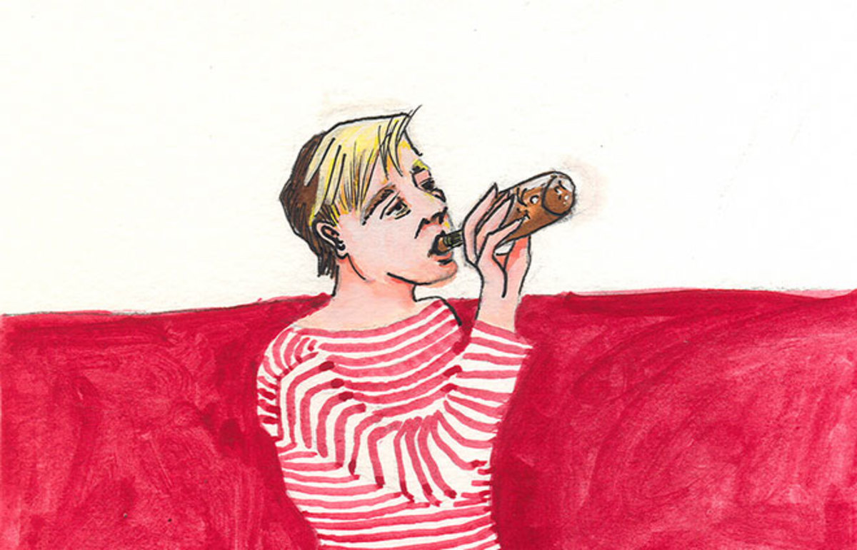 Andy Warhol drinks a Coke. (Photo: noisyspoon/Flickr)