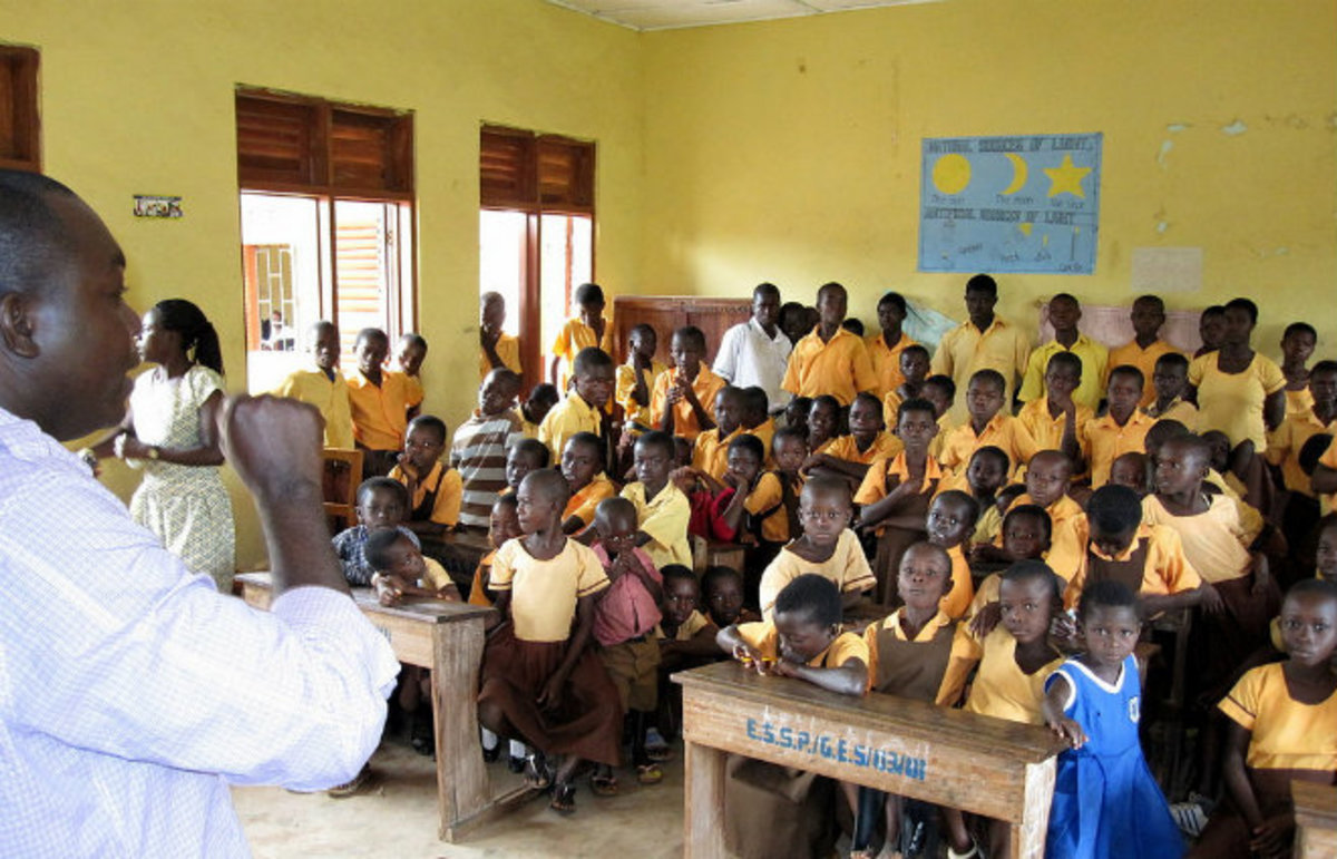 Schoolchildren in Ghana. (Photo: mybigtrip/Flickr)
