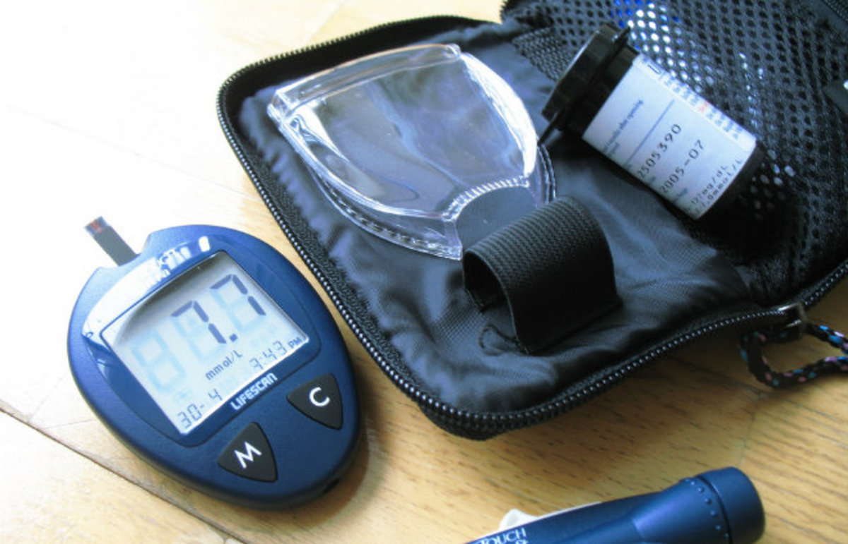 Blood glucose testing kit. (Photo: denn/Flickr)