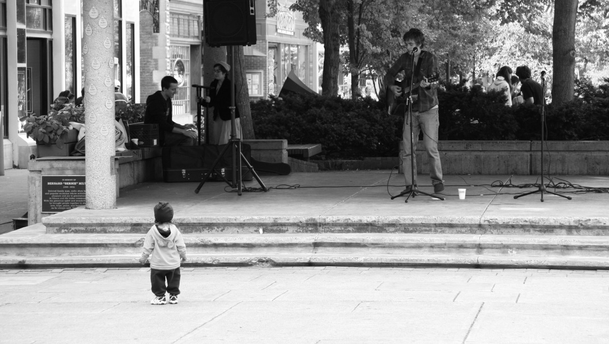 This toddler might have a better idea of what's going on than he's probably given credit for. (Photo: eflon/Flickr)