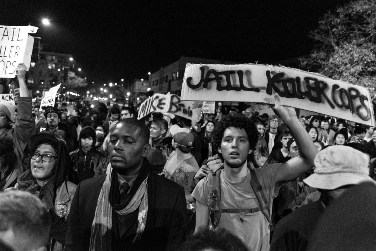 Protesting in Berkeley, California. (Photo: Annette Bernhardt/Flickr)