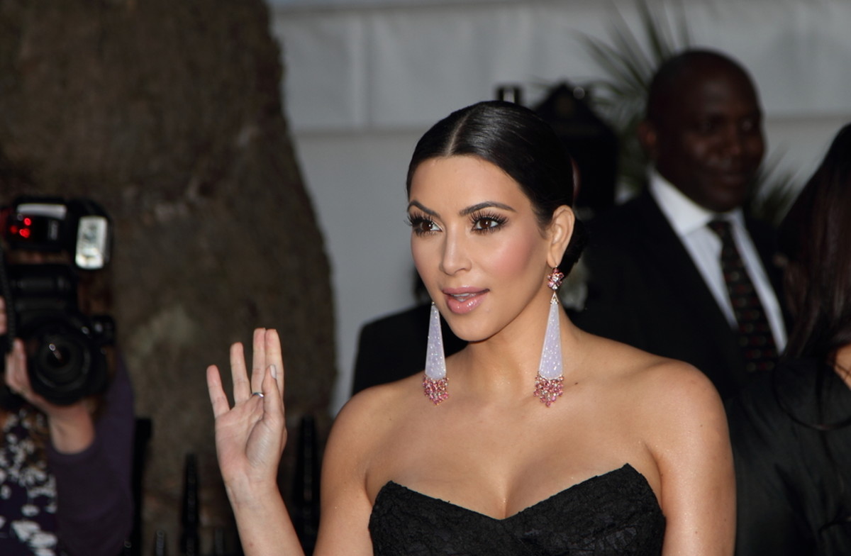 Kim Kardashian arrives at the Glamour Women of the Year awards in Berkeley Square Gardens on June 7, 2011, in London. (Photo: lee james cox/Shutterstock)