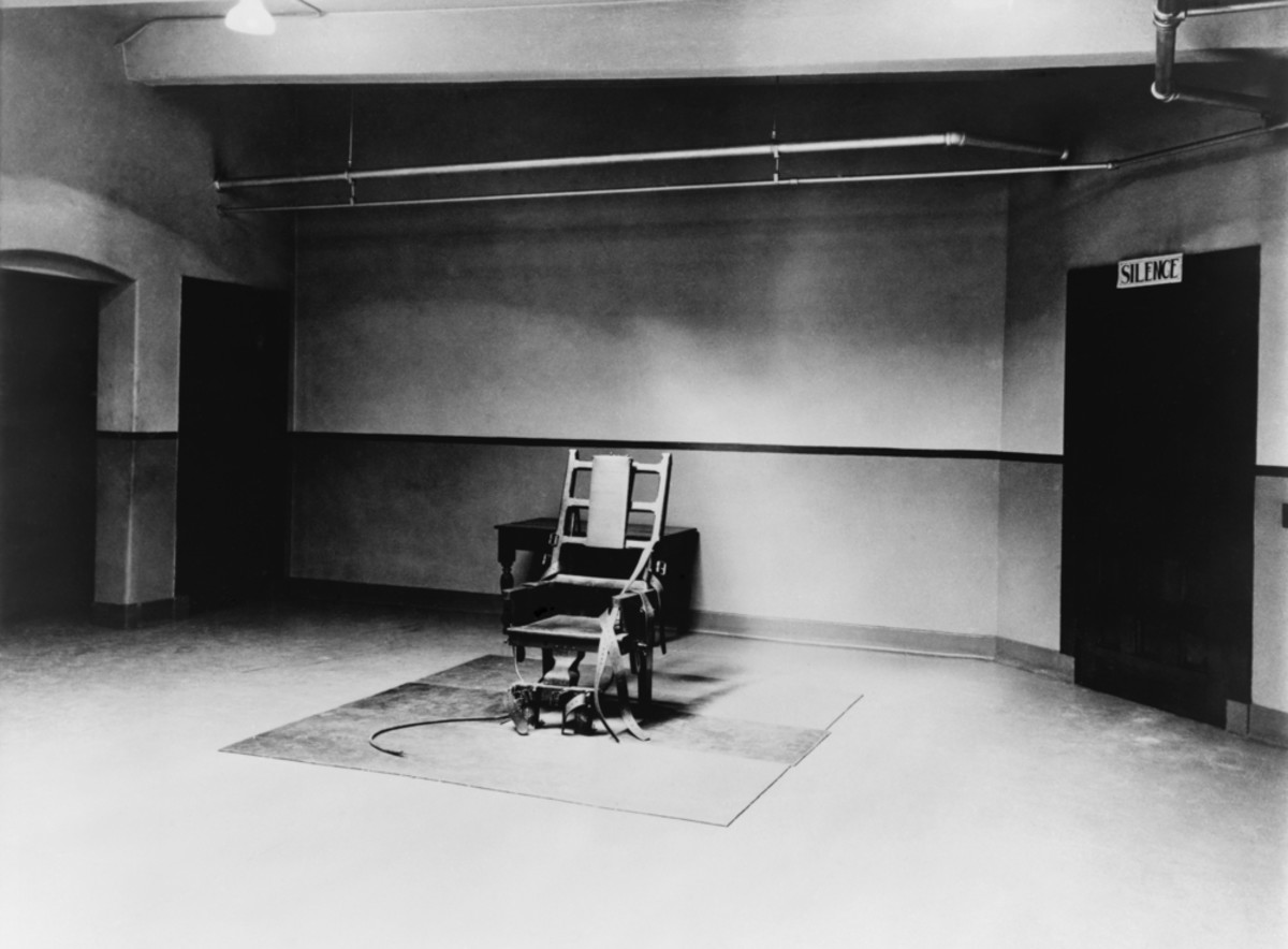 Death chamber and electric chair at Sing Sing Prison in 1923. (Photo: Everett Historical/Shutterstock)