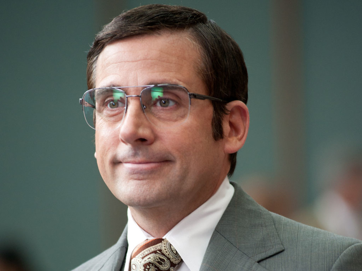 Steve Carell as Brick Tamland, who probably doesn't believe in global warming. (Photo: Apatow Productions)