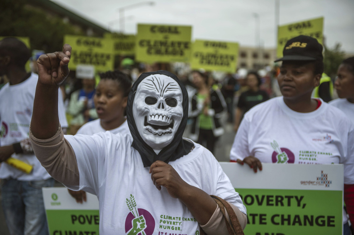 johannesburg climate march