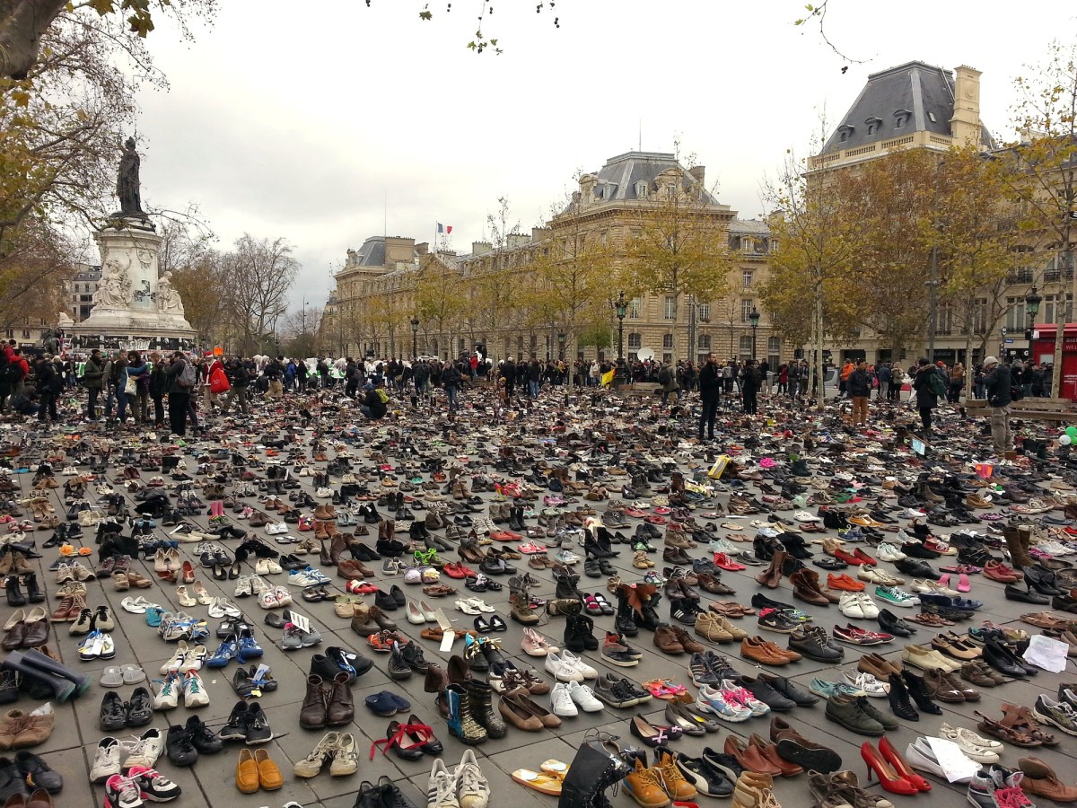 La Place de la République, November 29, 2015. (Photo: Ted Scheinman/Pacific Standard)