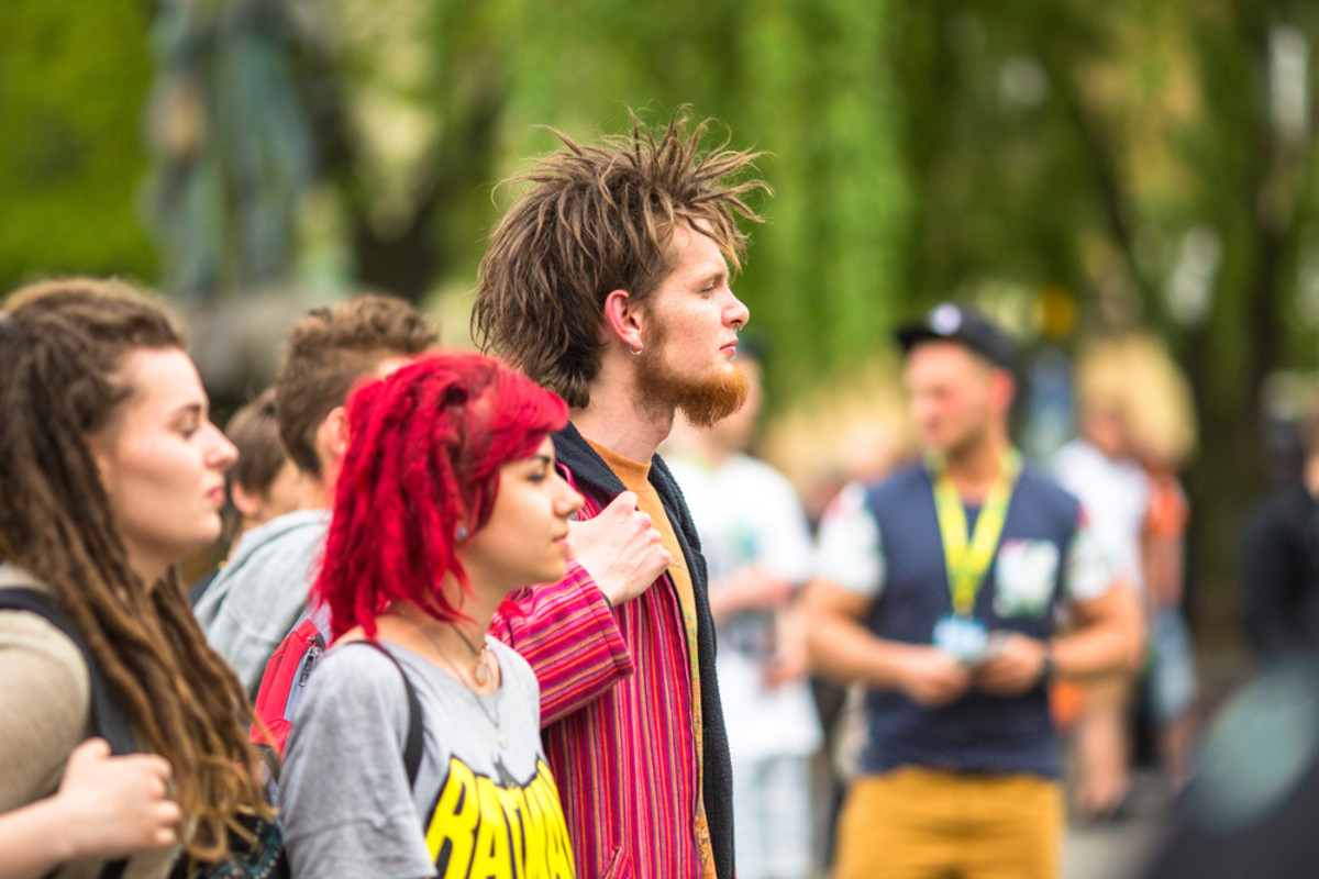Unidentified participants of  the March For Cannabis Liberation. (Photo: De Visu/Shutterstock)