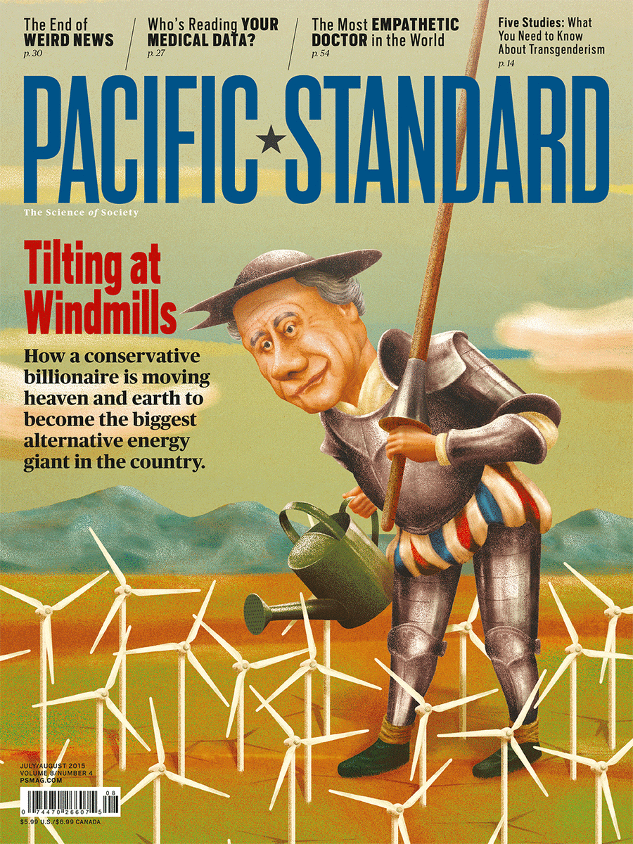 Pacific Standard, July/August 2015. (Illustration: Goncalo Viana)