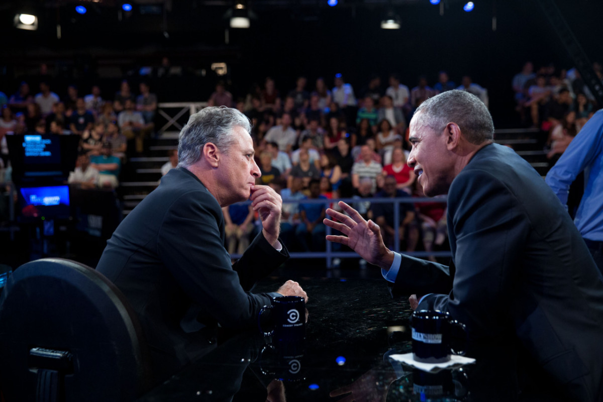 President Barack Obama appearing on the The Daily Show on July 21, 2015. (Photo: Pete Souza/Wikimedia Commons)